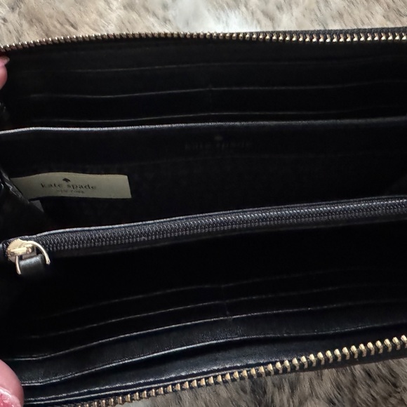 Kate Spade Straw Darlington Jackie Handbag Purse with wallet - Picture 10 of 11